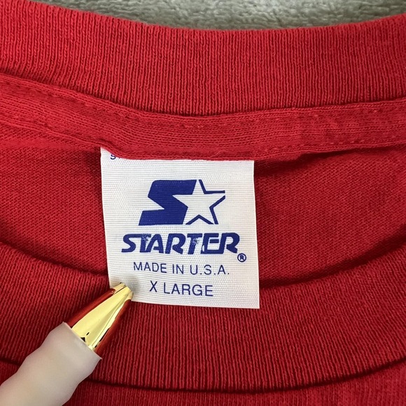 Vintage Texas Rangers Shirt Mens XL MLB Baseball 1995 All Star Game Starter 90s - Picture 7 of 10